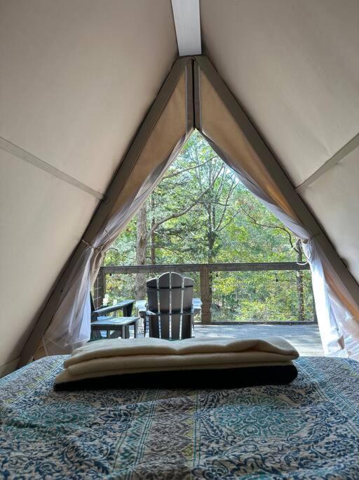 Bohamia - Cozy A-Frame Glamp On 268 Acre Forest Retreat Talladega Luaran gambar
